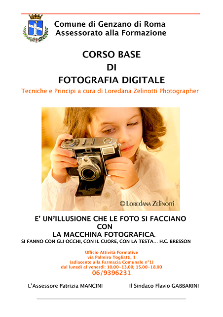 Corso fotografia Genzano